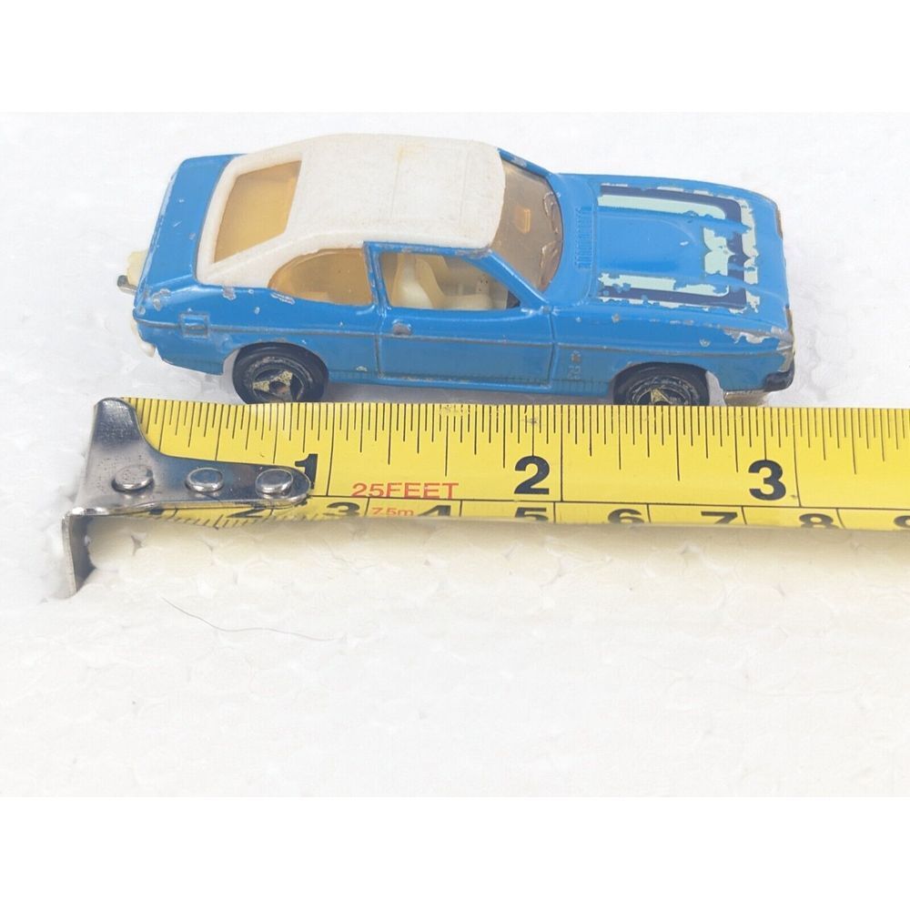 1982 Majorette #251 Ford Capri Blue 1:60‎ Loose